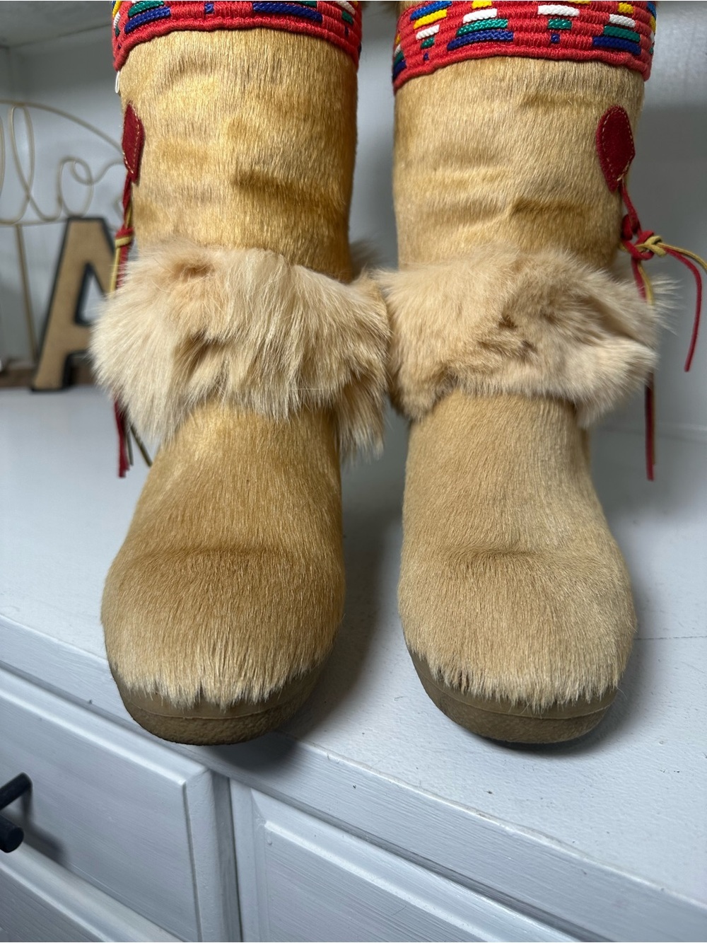 Vintage Tecnica Moon Boots Women US 8.5 EU39 Italian Apres Ski Shearling Rare - Picture 4 of 9